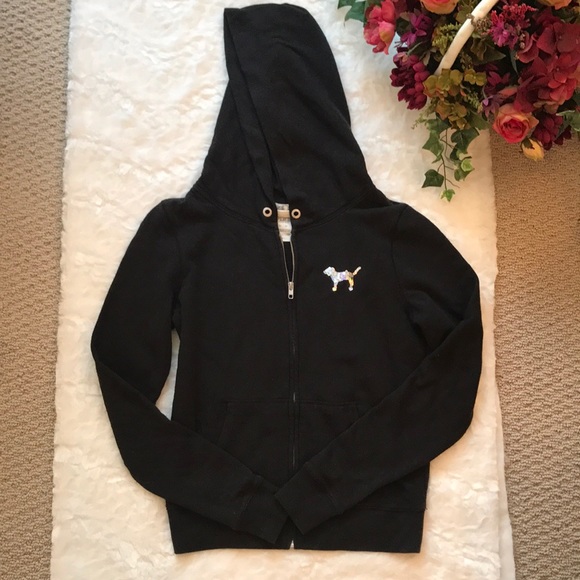 PINK Victoria's Secret zip up sweatshirt β€οΈ - Picture 2 of 7